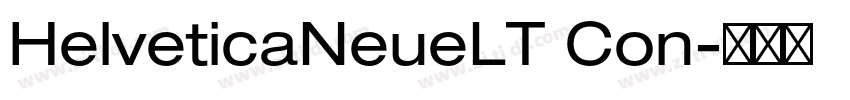 HelveticaNeueLT Con字体转换